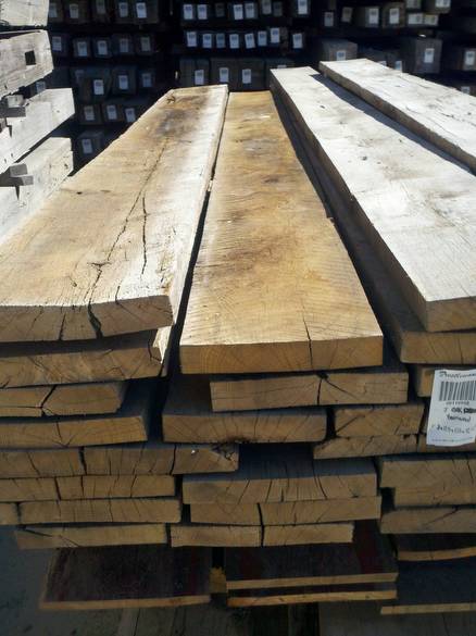Weathered Oak Lumber